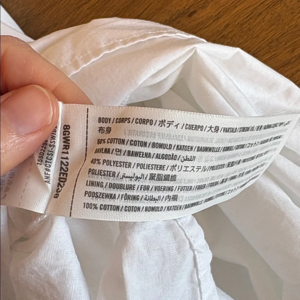 Abercrombie & Fitch Poplin Maxi Dress